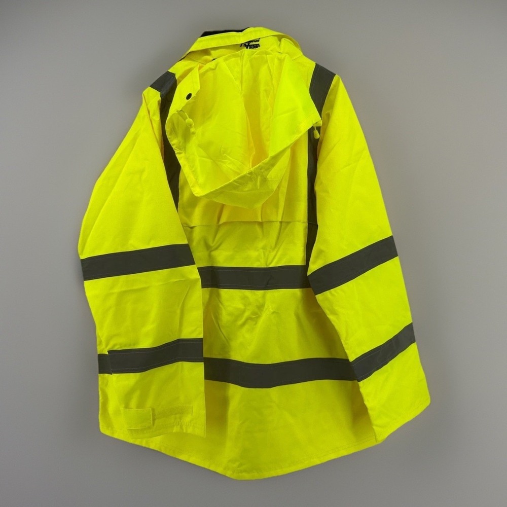 Viking Journeyman 300D Hi-Vis ANSI Class 3 Waterproof Jacket 3XL New - Picture 2 of 5